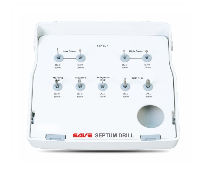 Набор боров SAVE SEPTUM DRILL Dentis